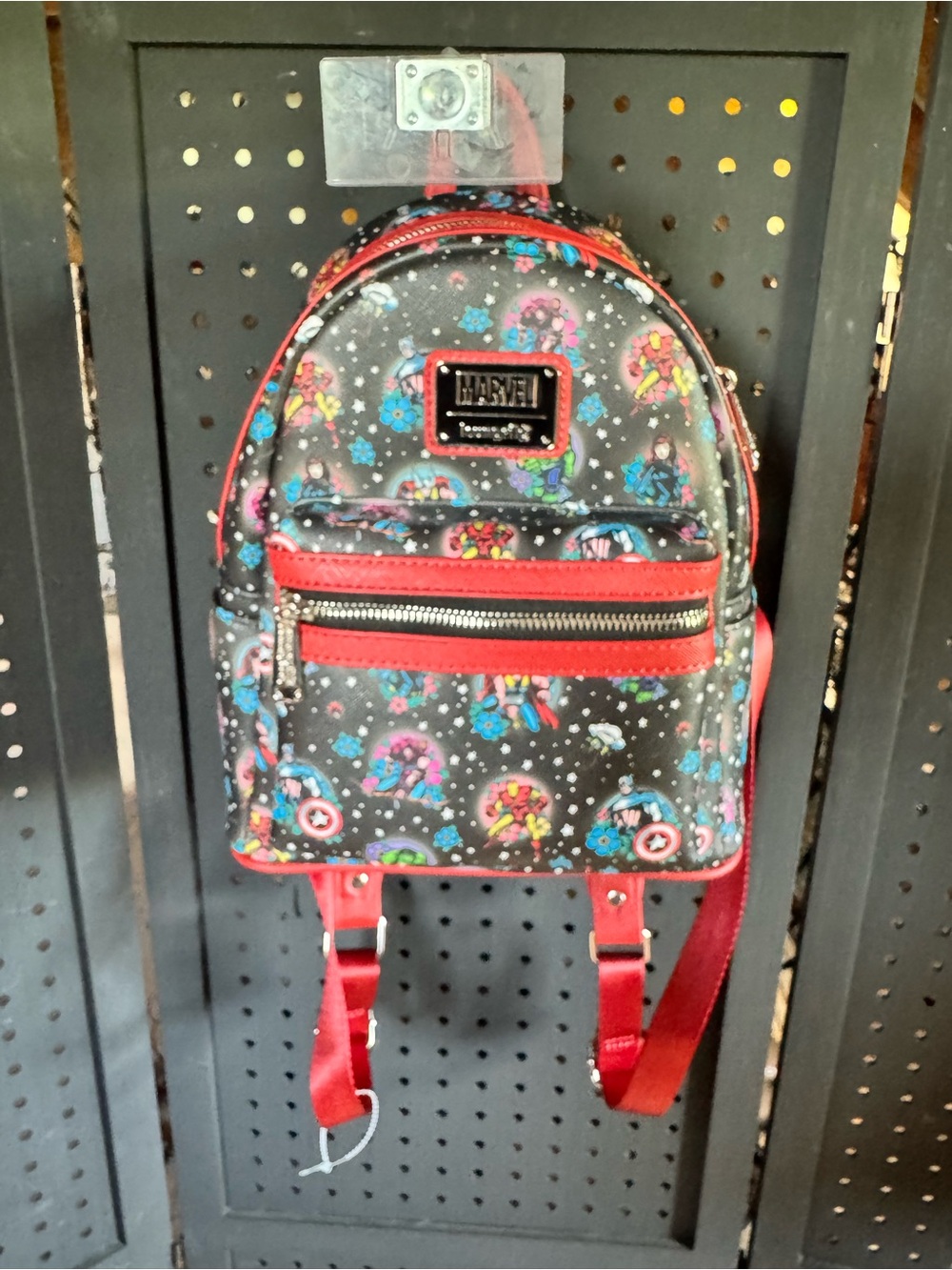 Loungefly Black & Red Mini Backpack Marvel